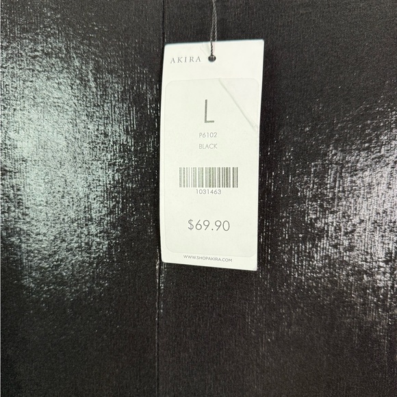 Akira Just A Feeling Slinky Black Jumpsuit Snake Ring Strapless NEW NWT Lg - Picture 8 of 9